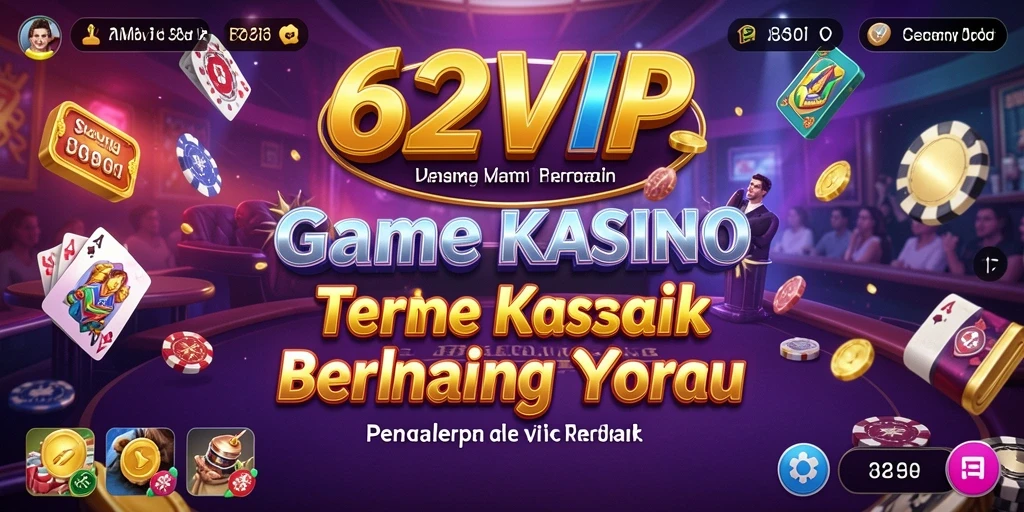 Tampilan gameplay menarik dalam aplikasi 62VIP yang seru.
