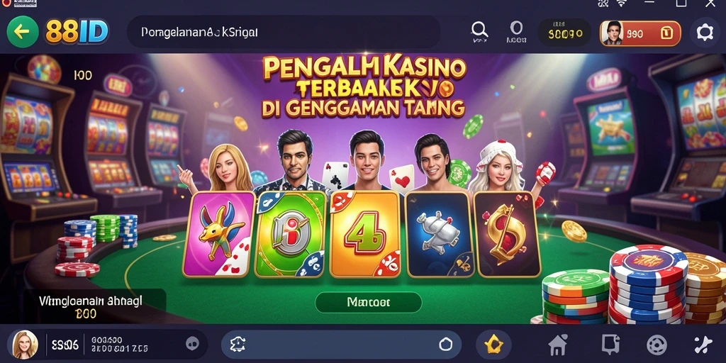 Screenshot gameplay Kasino yang menampilkan suasana seru.