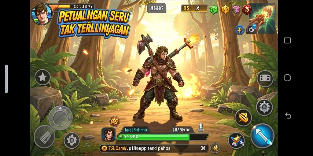 Tampilan Screenshot 8G8G menampilkan momen seru permainan petualangan.