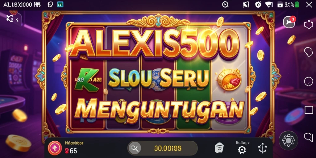 Gameplay menarik di ALEXIS500 dengan berbagai mesin Slot.