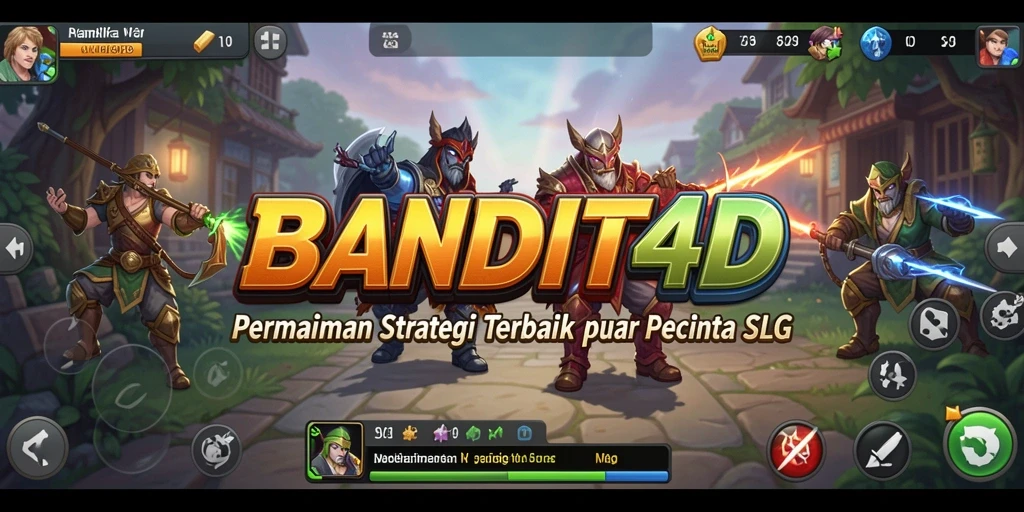 Screenshot gameplay BANDIT4D menampilkan aksi pertempuran seru.