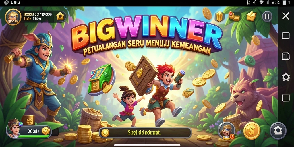 Tampilan gameplay <strong>BIGWINNER</strong> yang mendebarkan dan penuh tantangan.