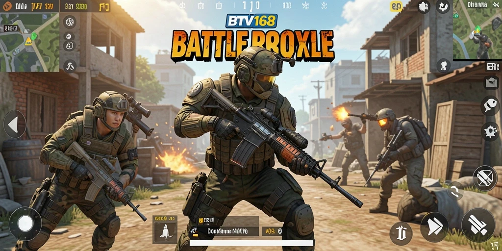 Gameplay seru dan adrenalin tinggi dalam BTV168 Battle Royale.
