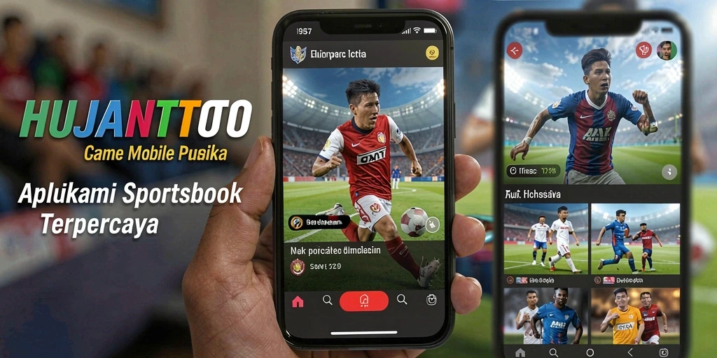Tampilan utama HUJANTOTO menampilkan berbagai opsi taruhan olahraga.