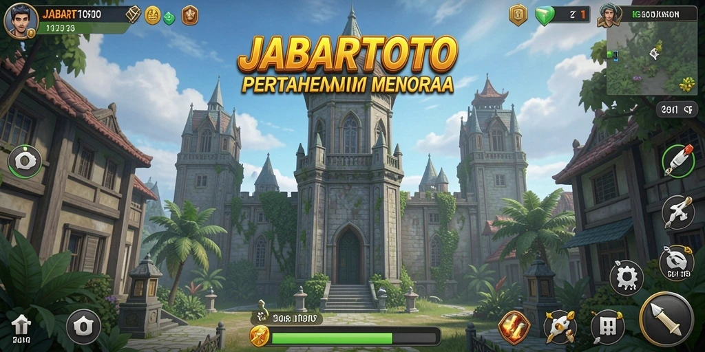 Screenshot gameplay JABARTOTO menampilkan strategi Tower Defense seru.