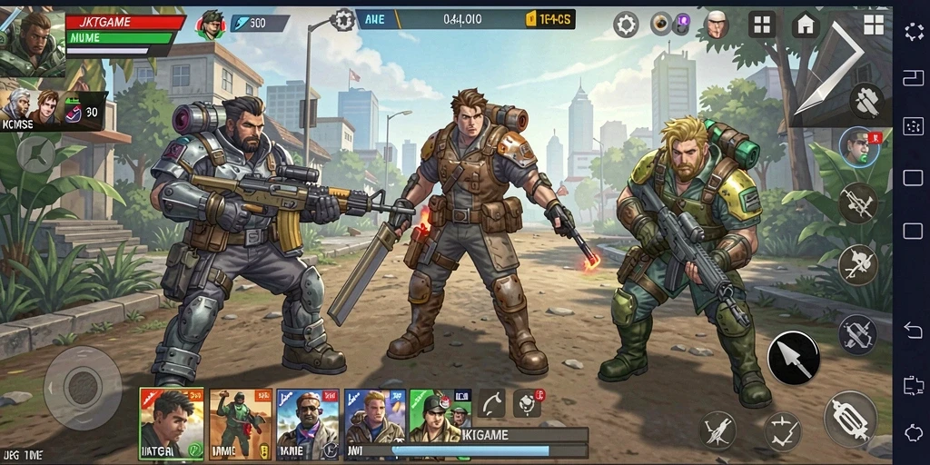 Tampilan gameplay JKTGAME yang menegangkan dan penuh strategi.