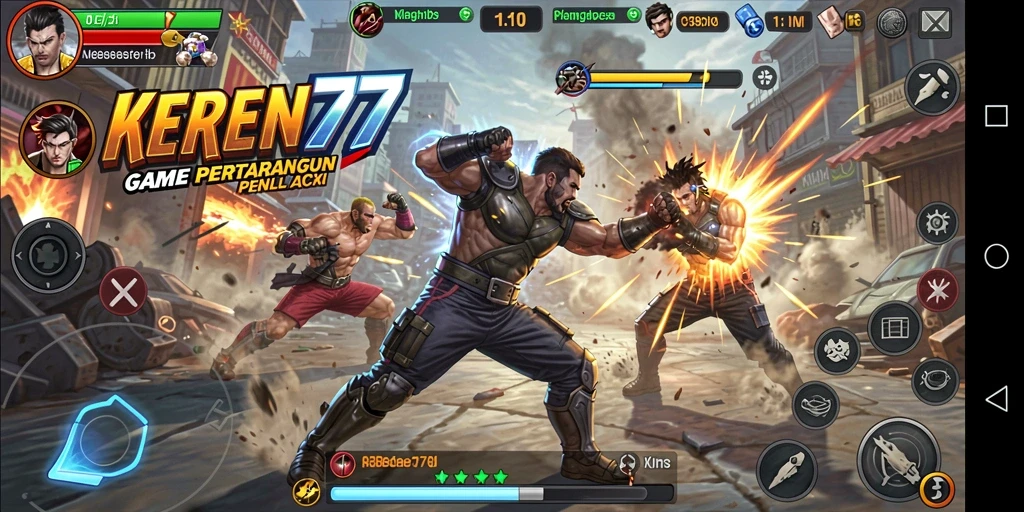 Gameplay seru dengan pertarungan yang mendebarkan.
