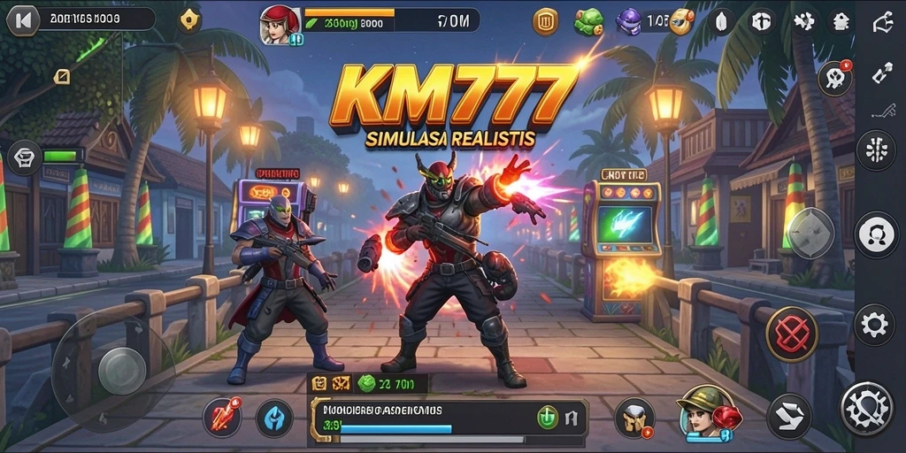 Tampilan gameplay KM777 yang mengesankan dengan pengalaman simulasi mendalam.
