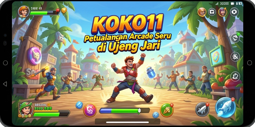 Screenshot KOKO11 menampilkan aksi gameplay Arcade yang memukau.