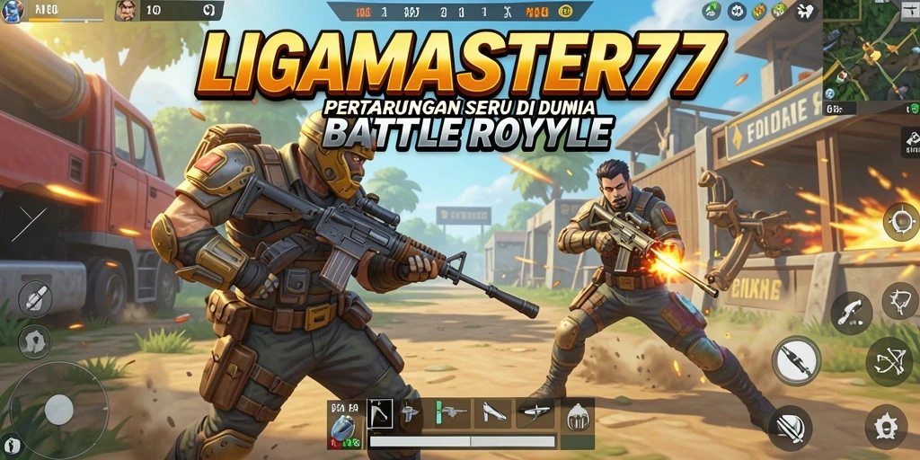 Gameplay seru di medan perang LIGAMASTER77.
