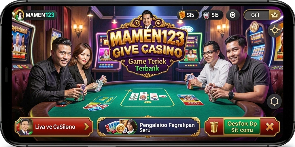 Tampilan gameplay MAMEN123 yang seru dan interaktif.
