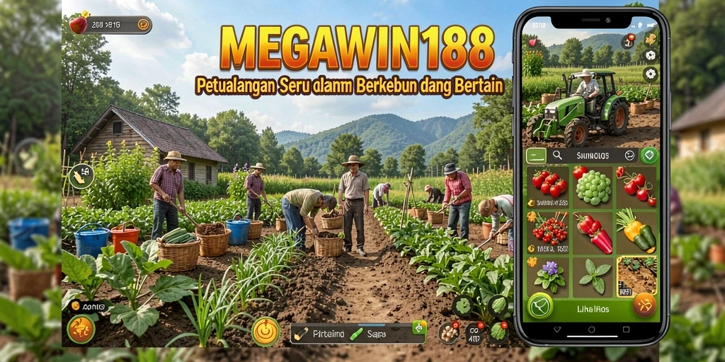 Tampilan gameplay menyenangkan dalam bertani di MEGAWIN188.