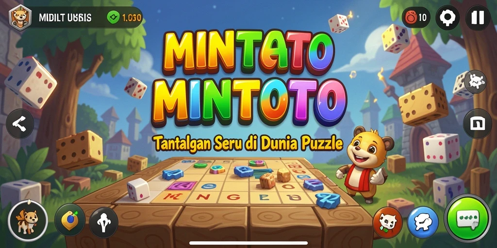 Tampilan gameplay seru dari MINTOTO yang menantang.
