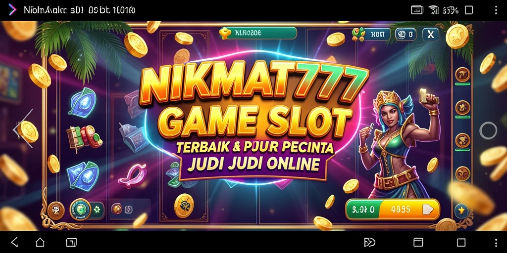 Tampilan gameplay menarik <strong>NIKMAT777</strong> dengan berbagai pilihan mesin Slot.