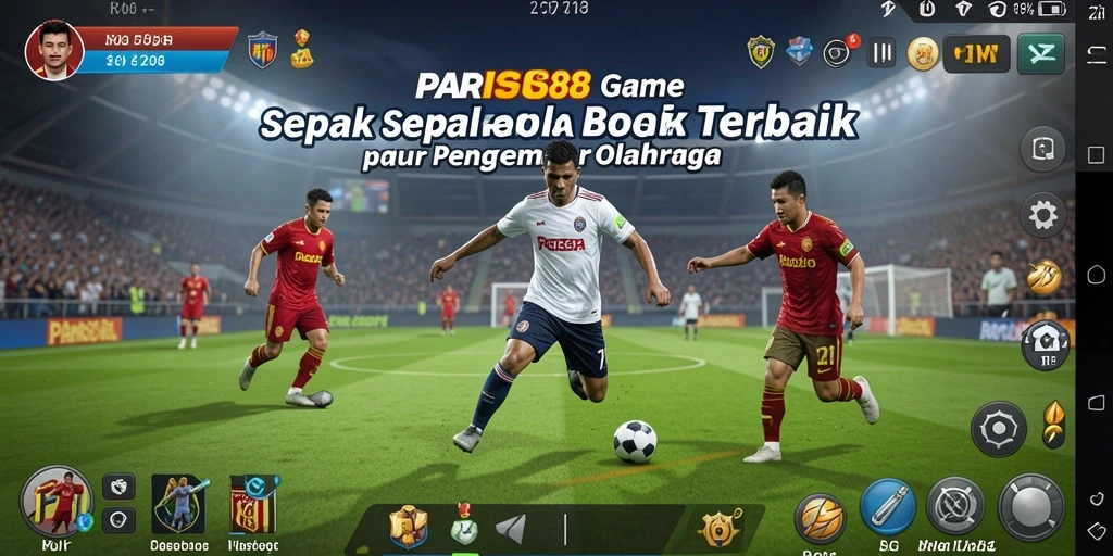 Tampilan gameplay PARIS88 yang menampilkan momen-momen menarik di lapangan.