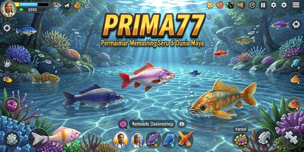Tampak seru saat menangkap ikan di PRIMA77.