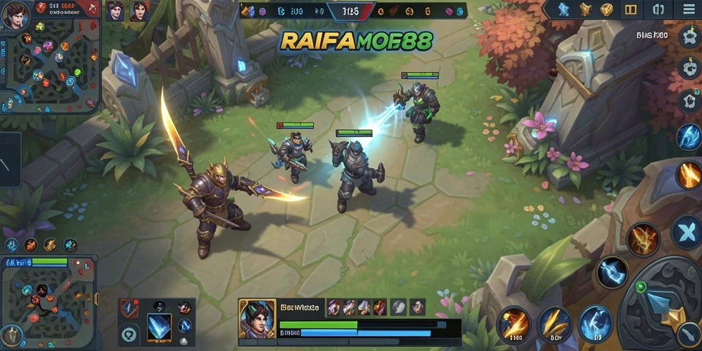 Screenshot gameplay <strong>RAFI88</strong> menampilkan aksi tim yang mendebarkan.