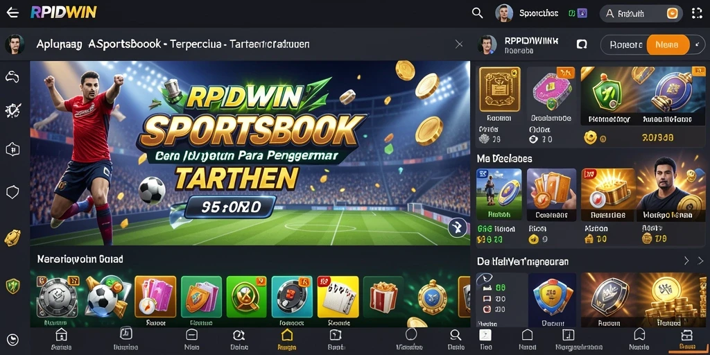 Tampilan gameplay menarik dari RPIDWIN untuk pengalaman Sportsbook.