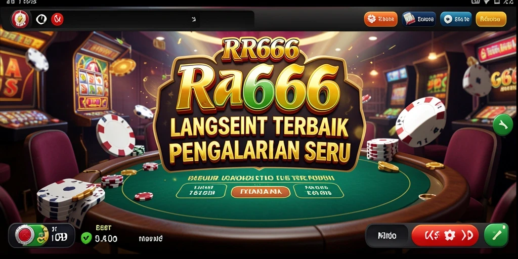 Tampilan gameplay Live Casino RR666 yang menegangkan dan interaktif.