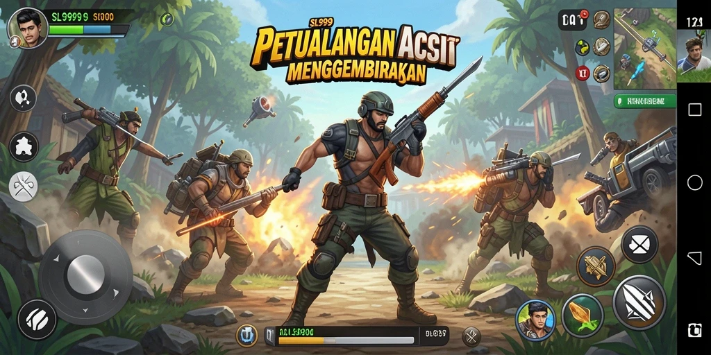 Tampilan gameplay SL999 yang penuh aksi dan keseruan.