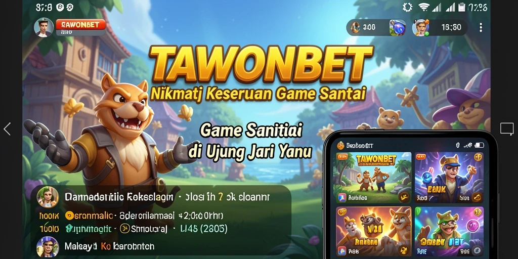 Tampilan gameplay TAWONBET yang seru dan mengasyikkan.