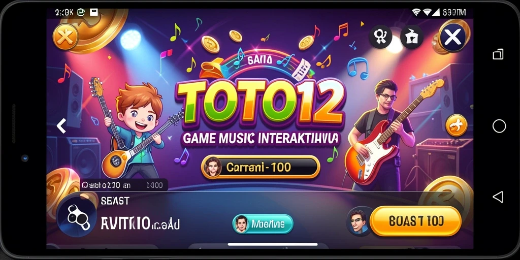 Tampilan gameplay TOTO12 yang interaktif dan penuh warna.