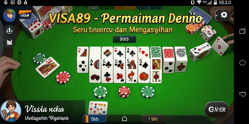 Screenshot gameplay domino yang menampilkan keseruan pemain.