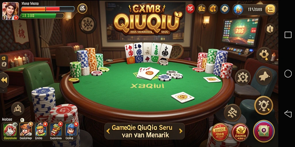Gameplay seru X88 dalam permainan QiuQiu.