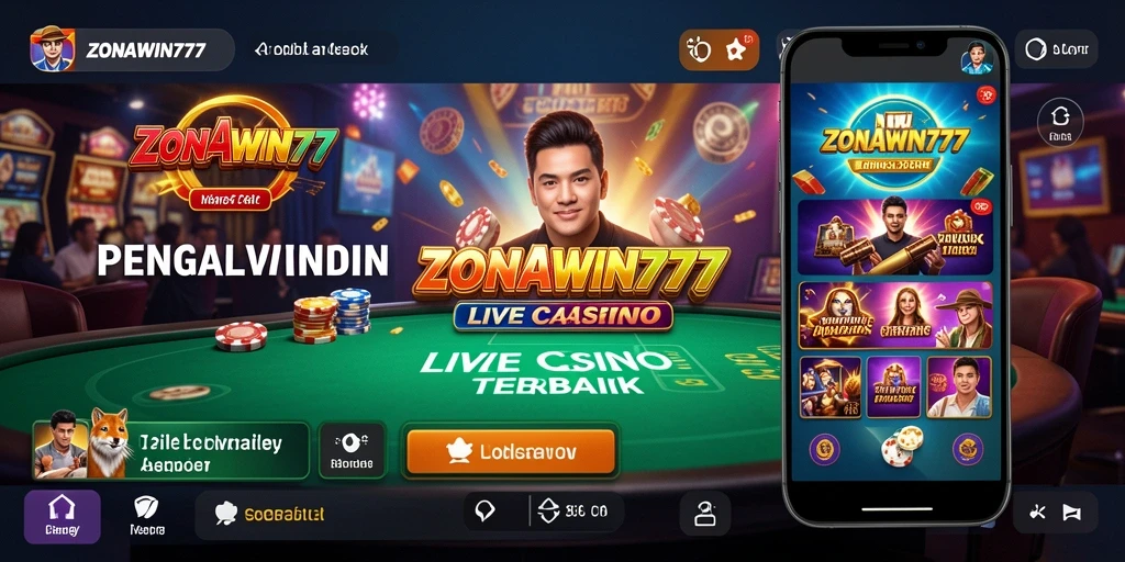 Tampilan gameplay ZONAWIN777 yang mendebarkan di Live Casino.