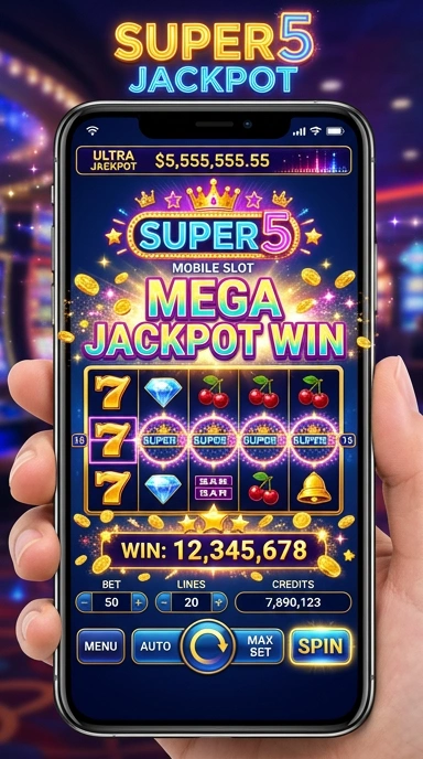 Tampilan antarmuka pengunduhan super5 yang sederhana.