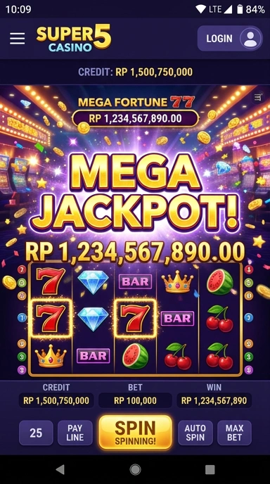 Keamanan aplikasi terjaga di super5 untuk pengguna.